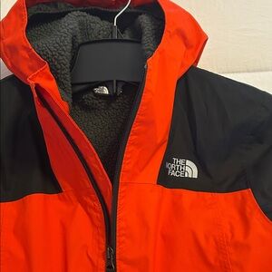 The North Face Vibrant Red and Black Outdoor Jacket, Boys XL